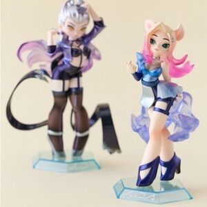 POP MART League Of Legends K/DA ALL OUT Series Blind Box Figure Ahri & Evelynn
